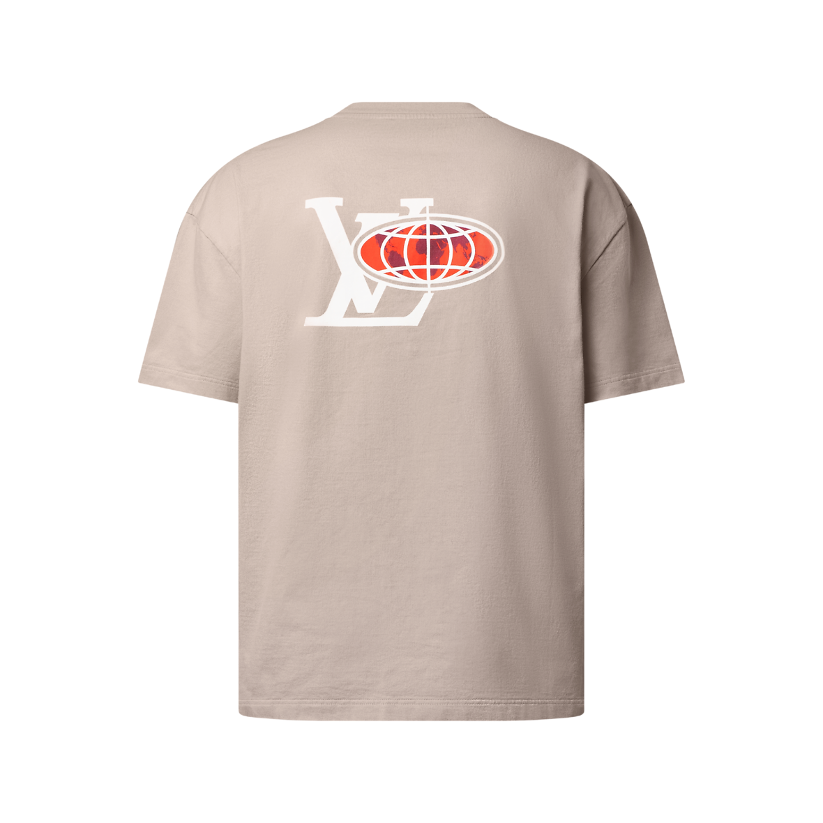 T-shirt graphique ornementé en coton Louis Vuitton