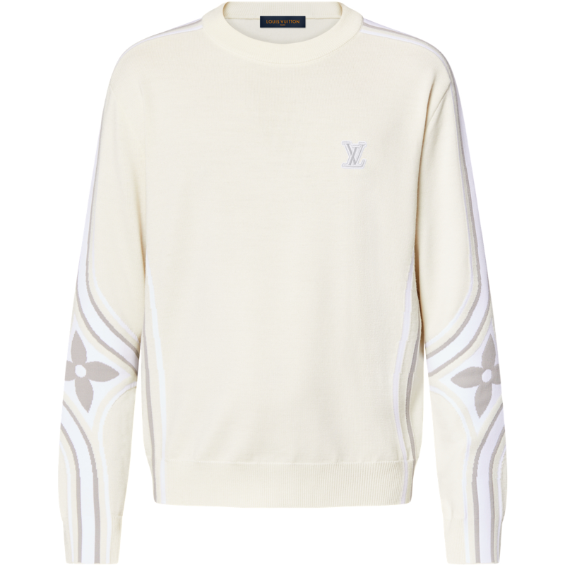 Louis Vuitton Pull col rond maille graphique