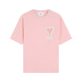T-shirt Ami rose à logo ami de cœur rose
