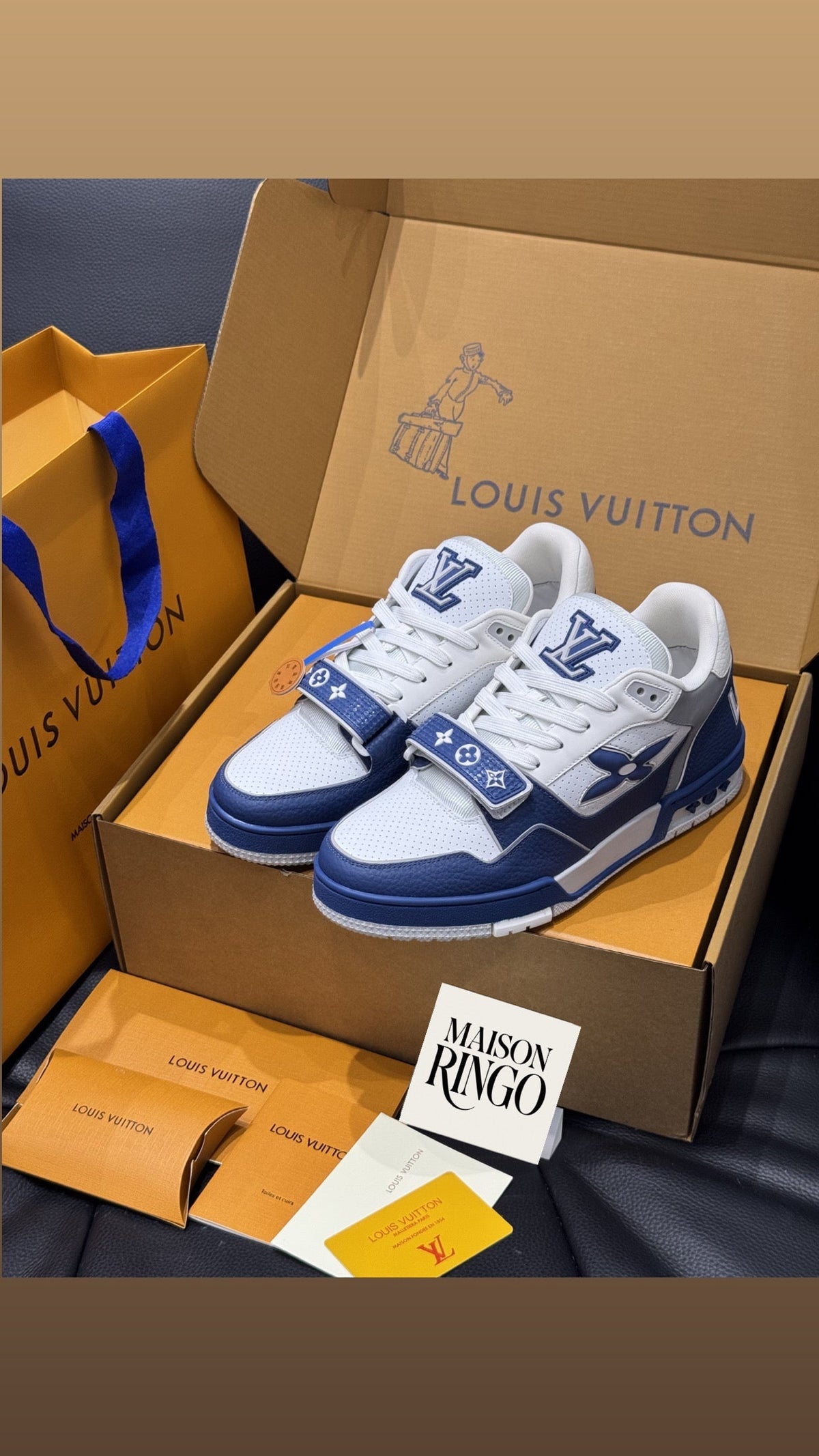Lv trainers Velcro