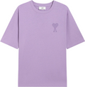 T-shirt Ami violet à petit logo ami de cœur violet