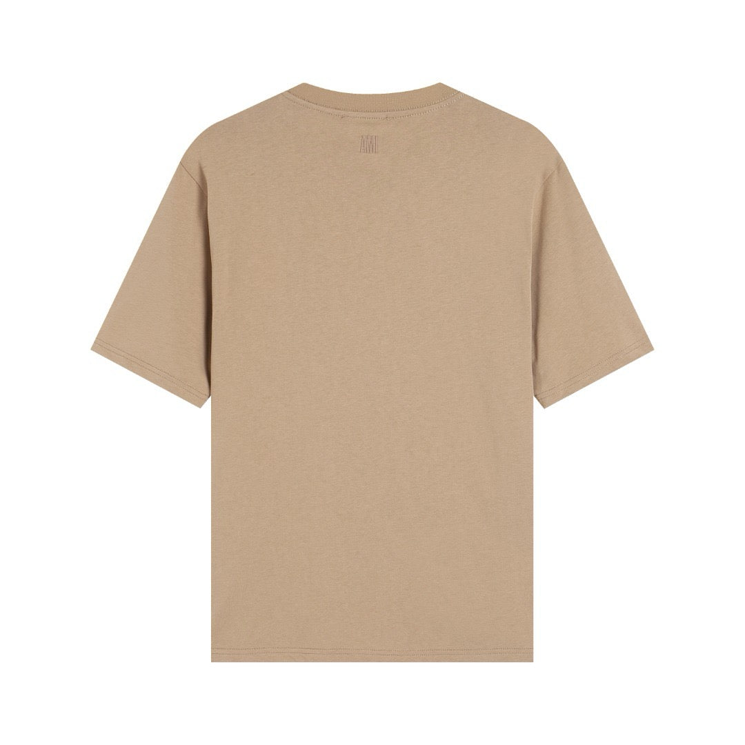 T-shirt Ami marron à logo ami de cœur marron
