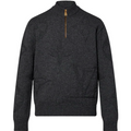 Louis Vuitton Pull Monogram Jacquard semi-zippé en laine