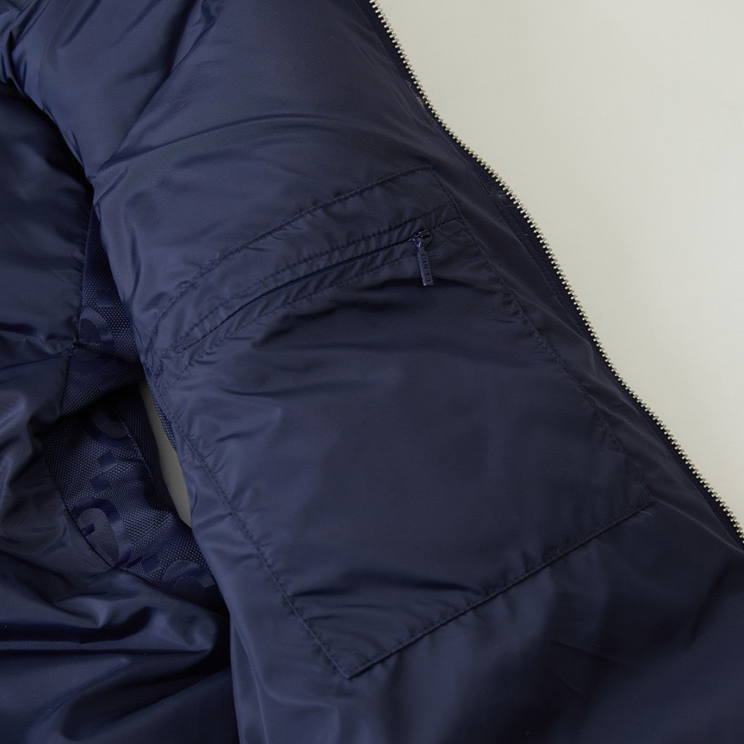 Veste Gucci jumbo sans manche  bleu nuit