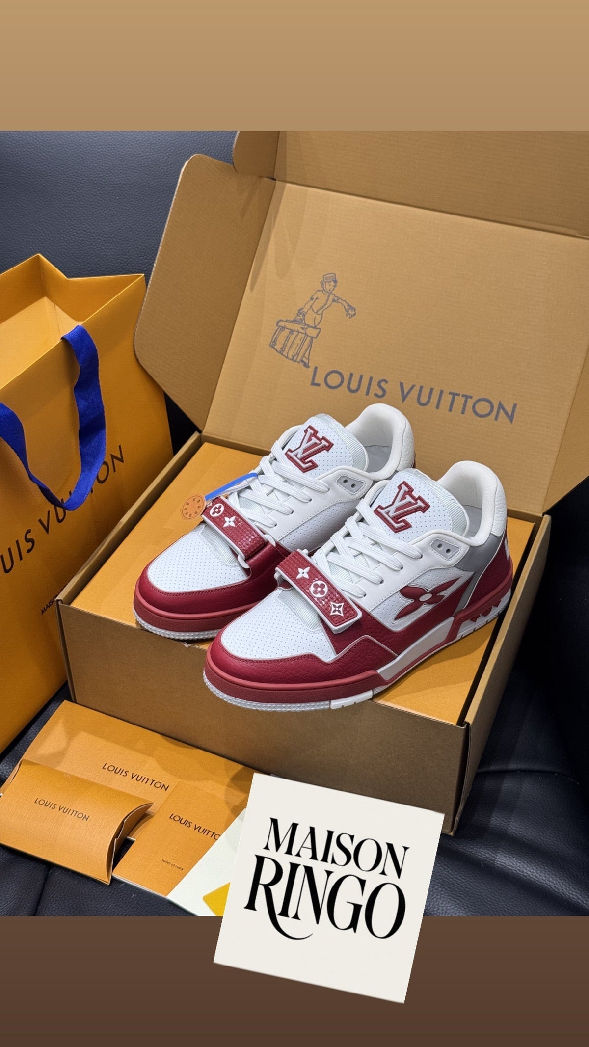 Lv trainers Velcro