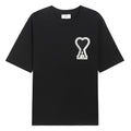 T-shirt Ami noir à logo ami de cœur noir