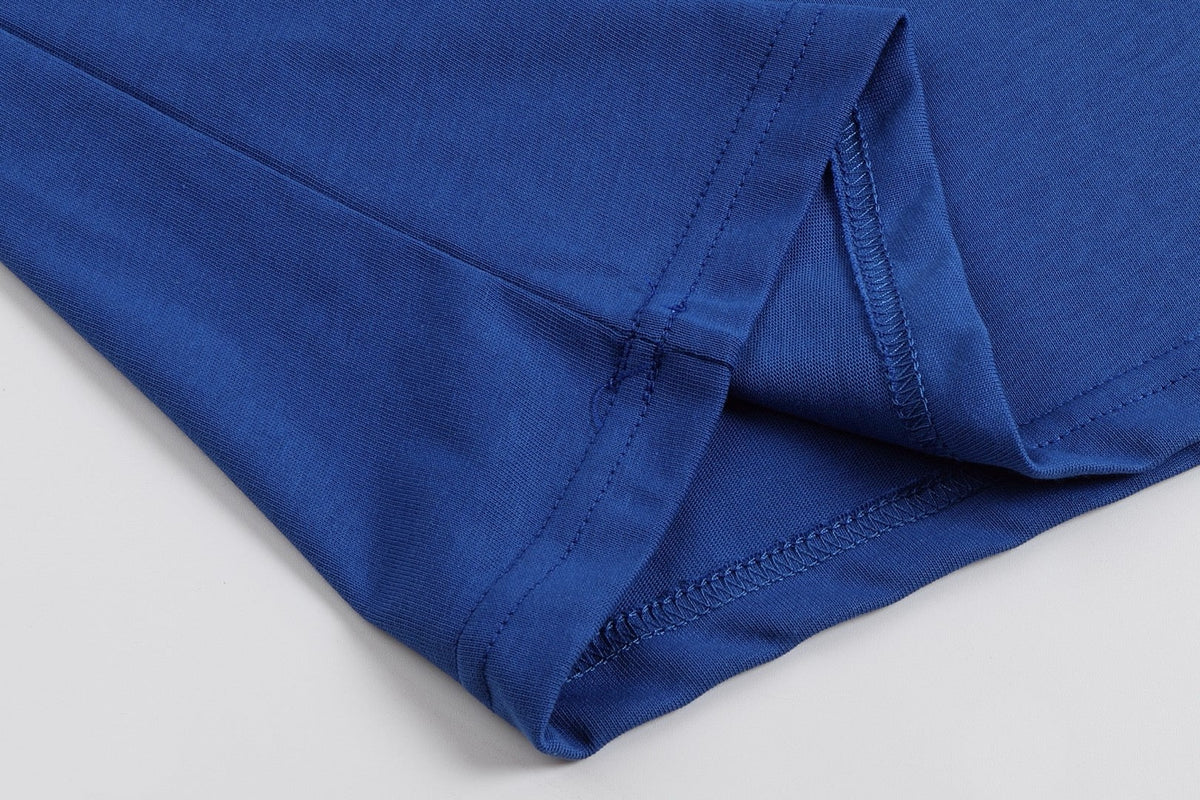 T-shirt bleu ami logo ami de cœur bleu