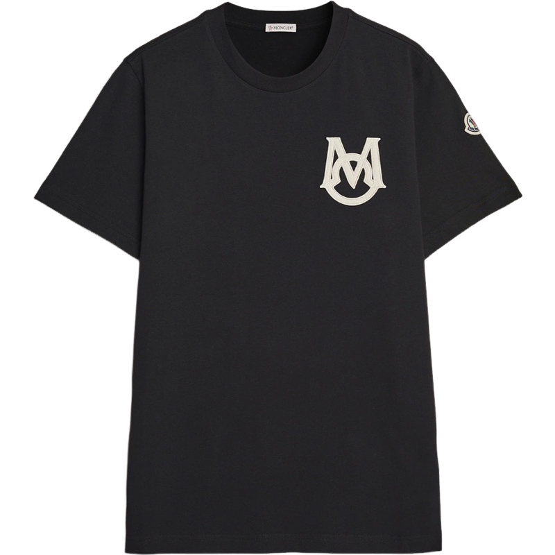 T-shirt en monogramme moncler