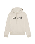 Sweat à capuche Céline beige