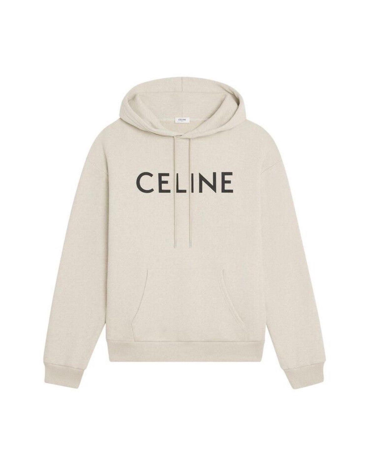 Sweat à capuche Céline beige
