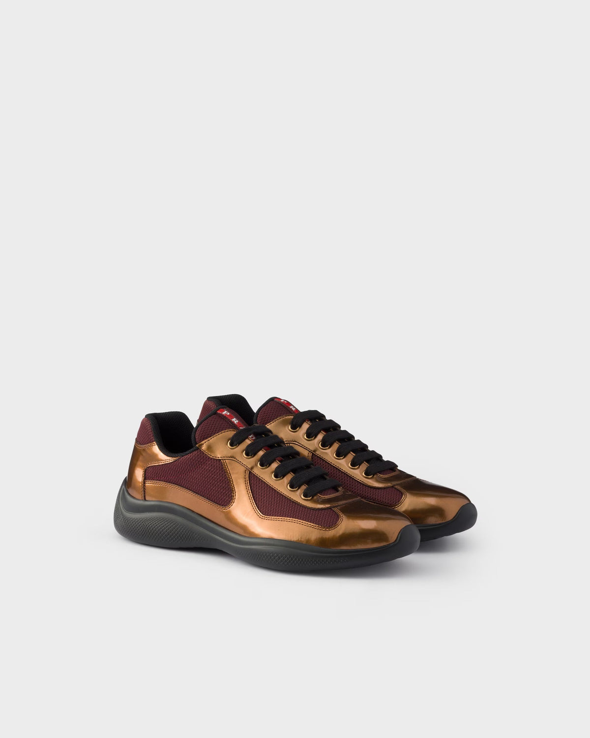 Prada America’s Cup en cuir verni et tissu