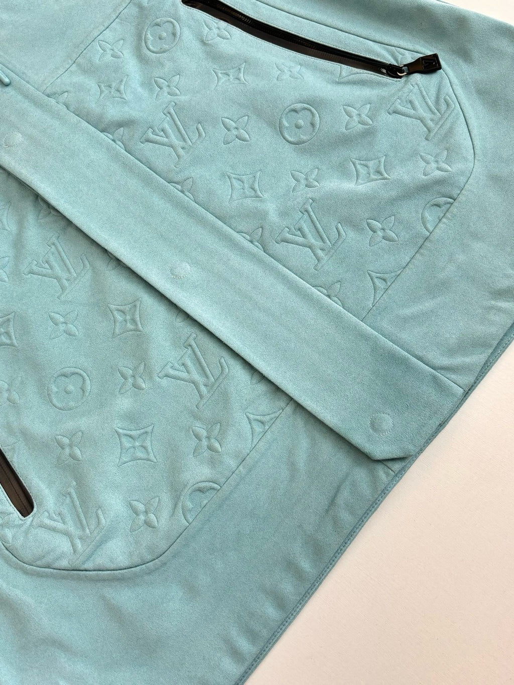 Veste imperméable en velours technique Louis Vuitton
