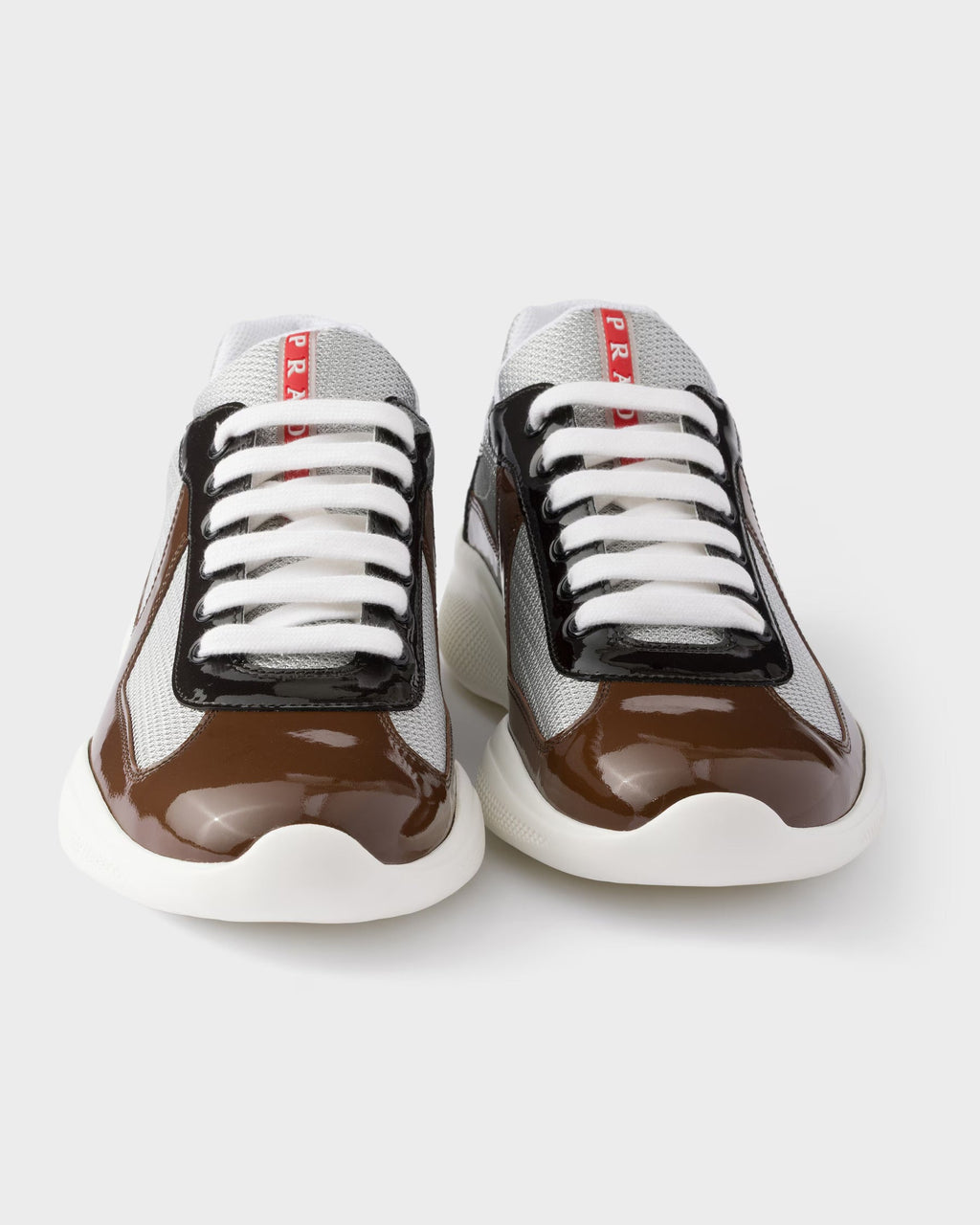 Prada America’s Cup en cuir verni et tissu