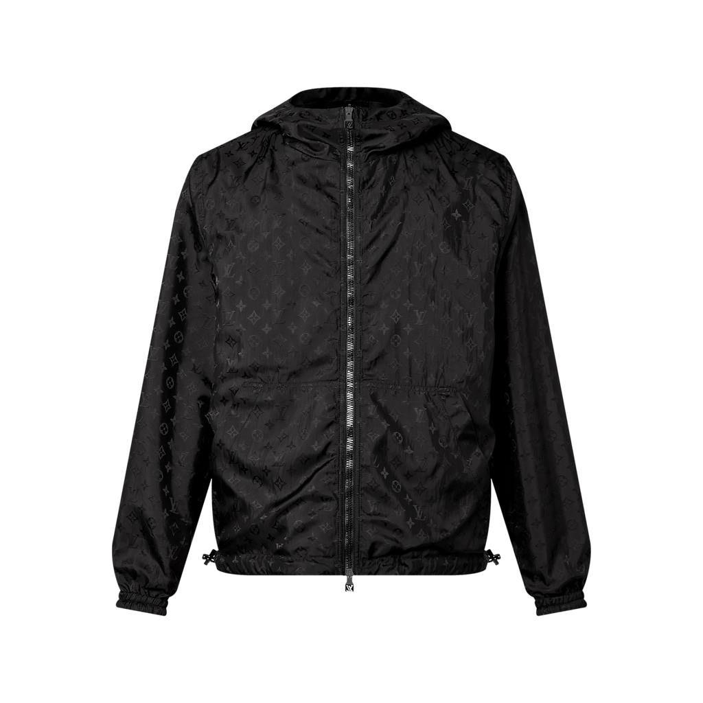 Veste réversible Monogram Louis Vuitton en nylon noir