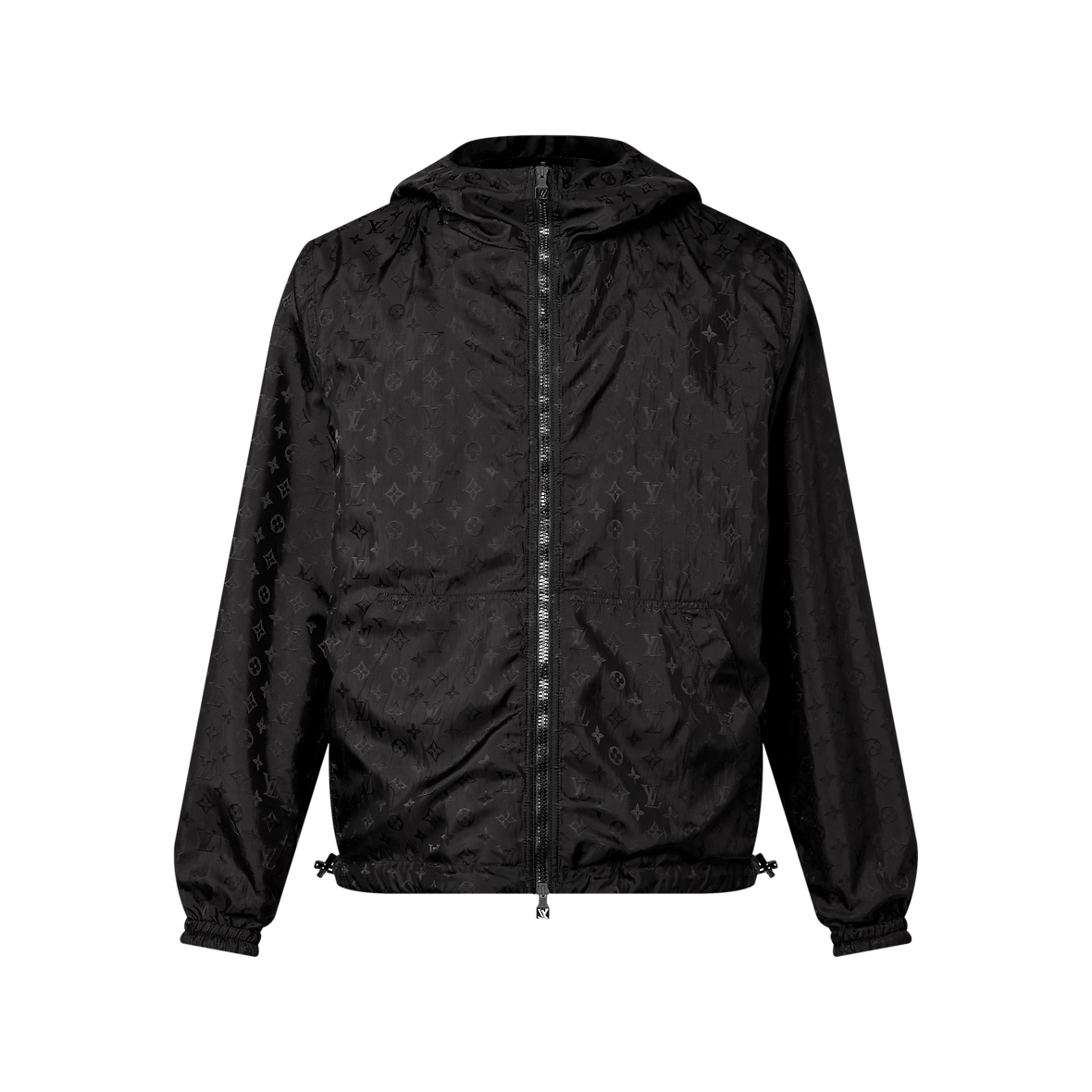 Veste réversible Monogram Louis Vuitton en nylon noir