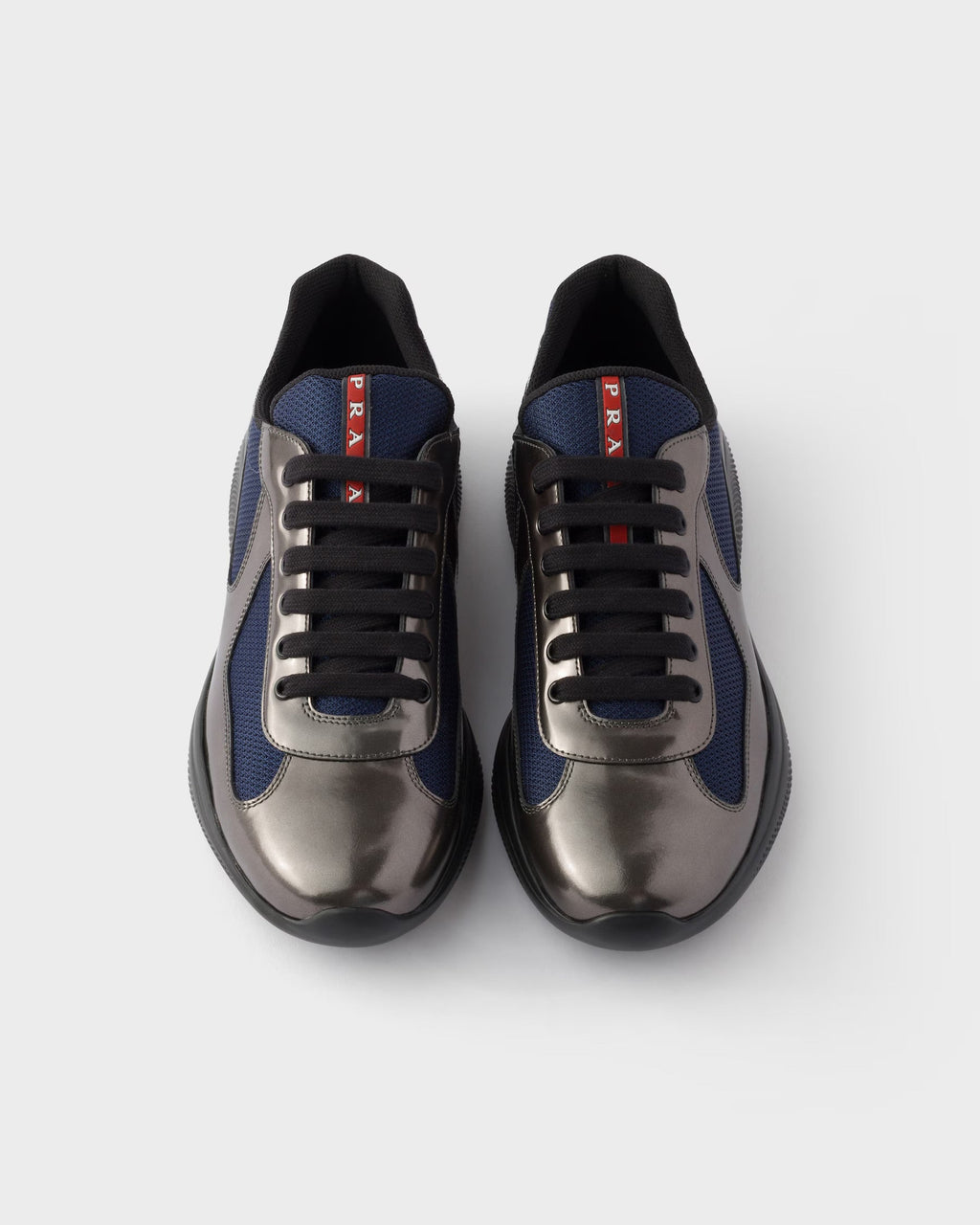 Prada America’s Cup en cuir verni et tissu