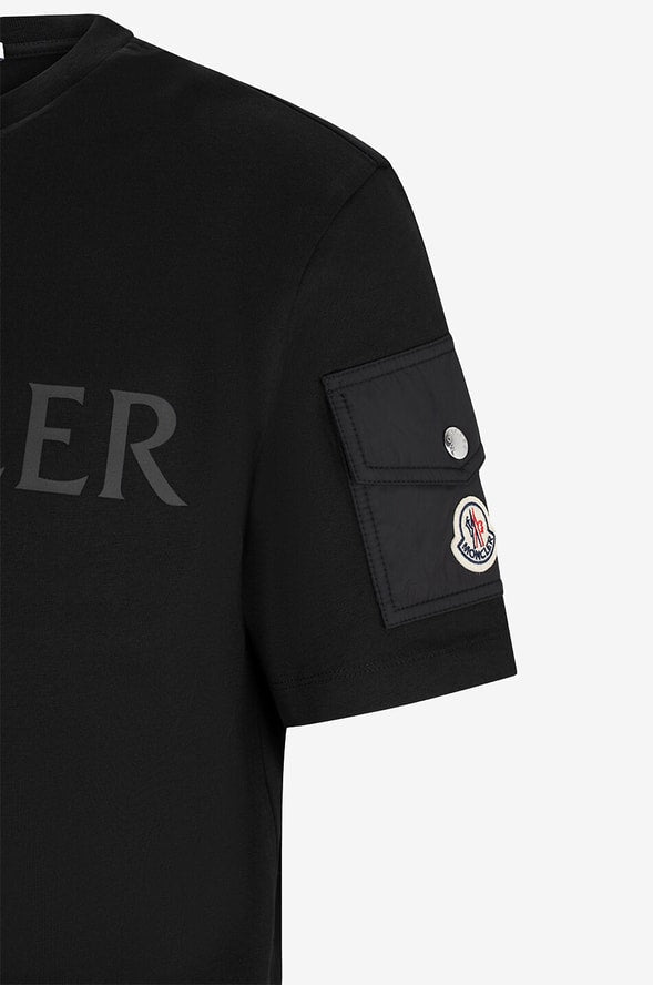 T-shirt en coton à logo moncler
