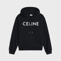Sweat à capuche Céline noir