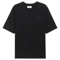 T-shirt Ami noir à petit logo ami de cœur noir