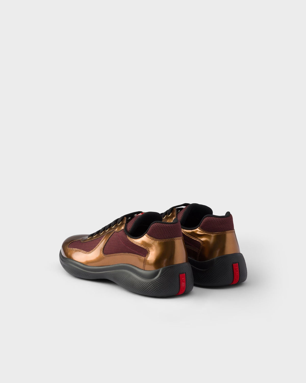 Prada America’s Cup en cuir verni et tissu