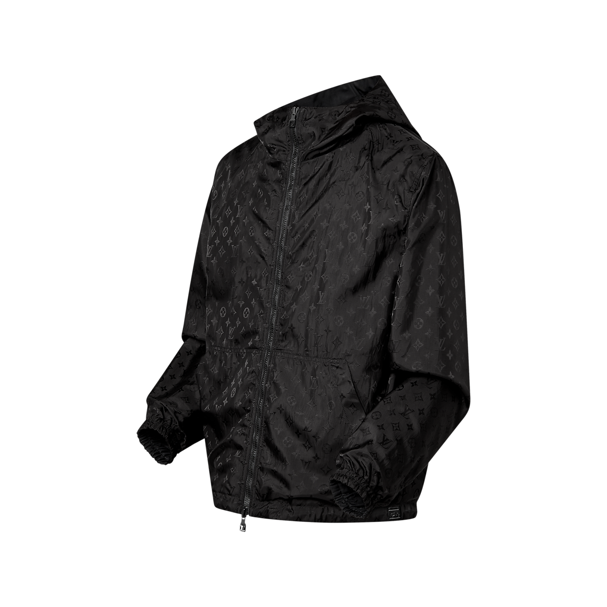 Veste réversible Monogram Louis Vuitton en nylon noir