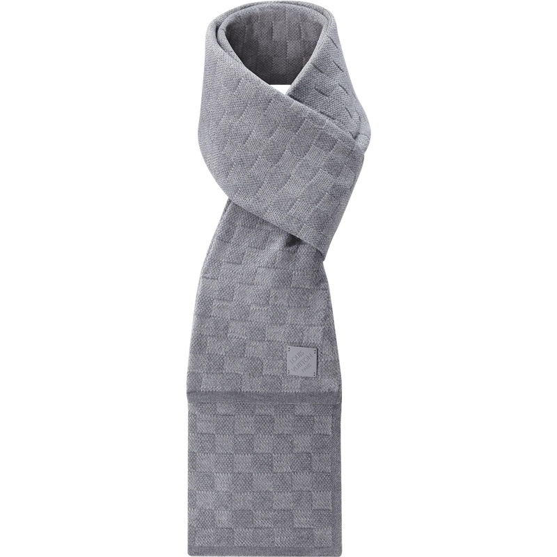 Écharpe Louis Vuitton neo damier grise