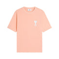 T-shirt Ami Saumon à petit logo ami de cœur blanc