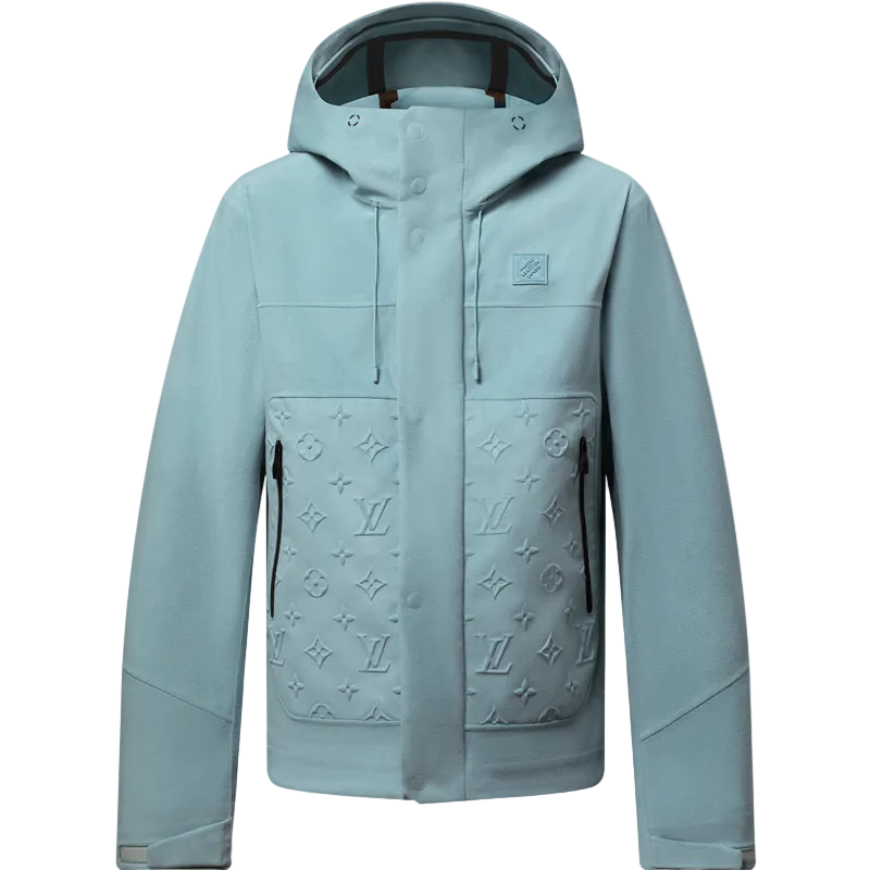 Veste imperméable en velours technique Louis Vuitton