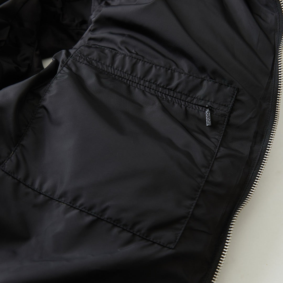 Veste Gucci jumbo sans manche  noir