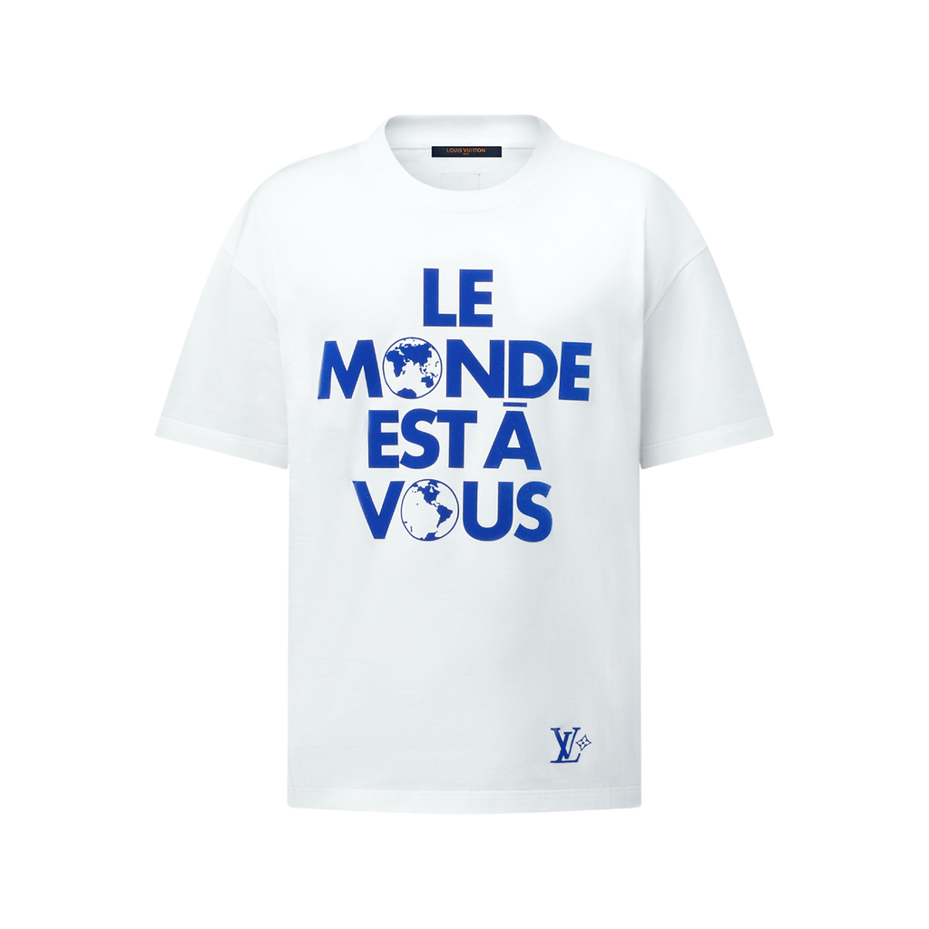 T-shirt graphique en coton Louis Vuitton