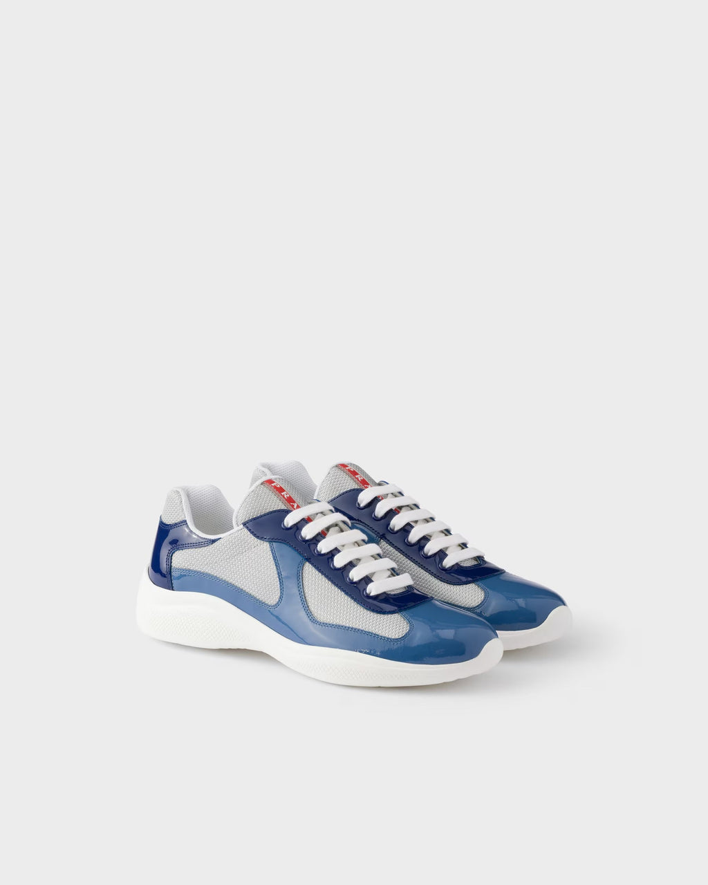 Prada America’s Cup en cuir verni et tissu