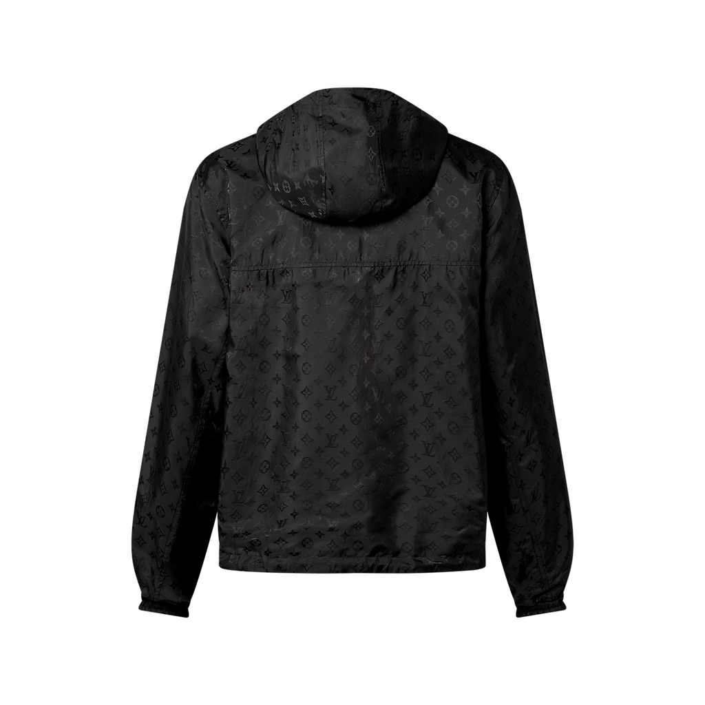 Veste réversible Monogram Louis Vuitton en nylon noir