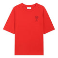 T-shirt Ami rouge à petit logo ami de cœur rouge
