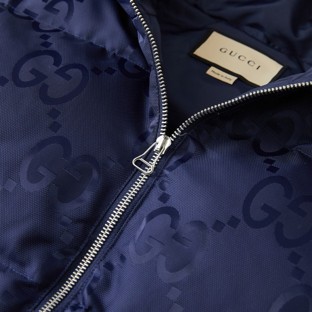 Veste Gucci jumbo sans manche  bleu nuit