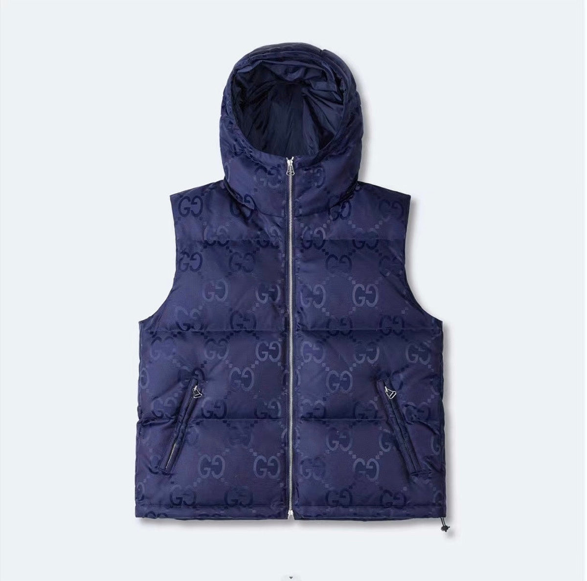 Veste Gucci jumbo sans manche  bleu nuit