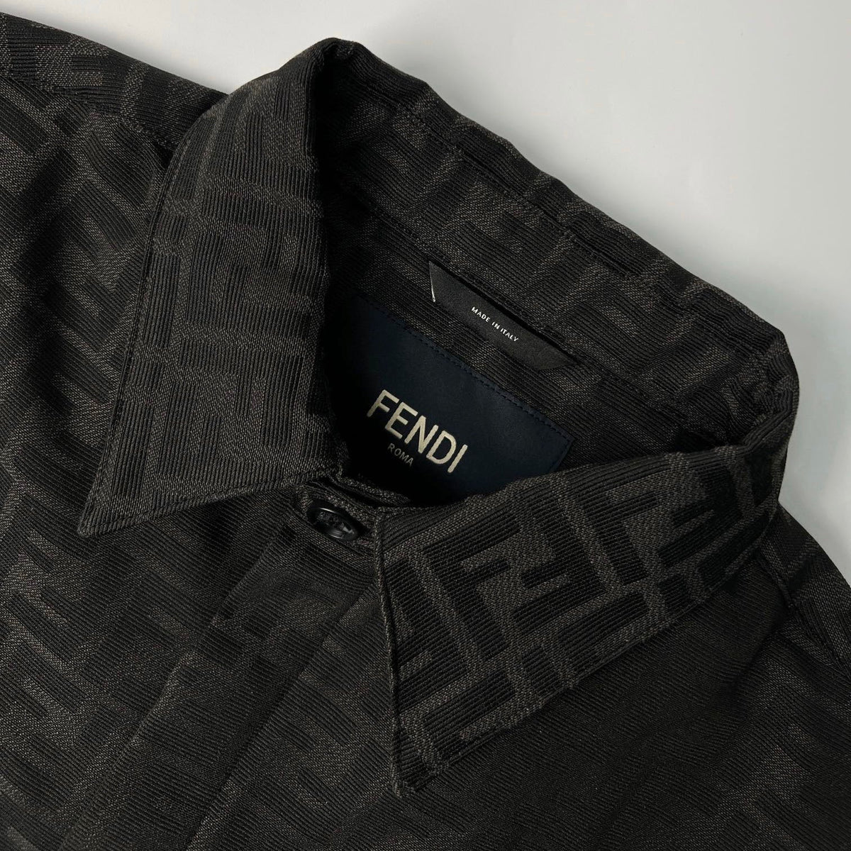 Veste Go-To Jacket en toile Fendi noire