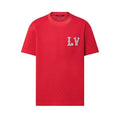 T-shirt à patch brodé en coton piqué Louis Vuitton