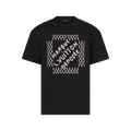 T-shirt à signatures brodées en coton Louis Vuitton