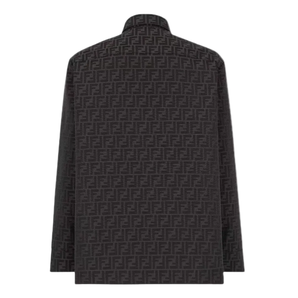 Veste Go-To Jacket en toile Fendi noire