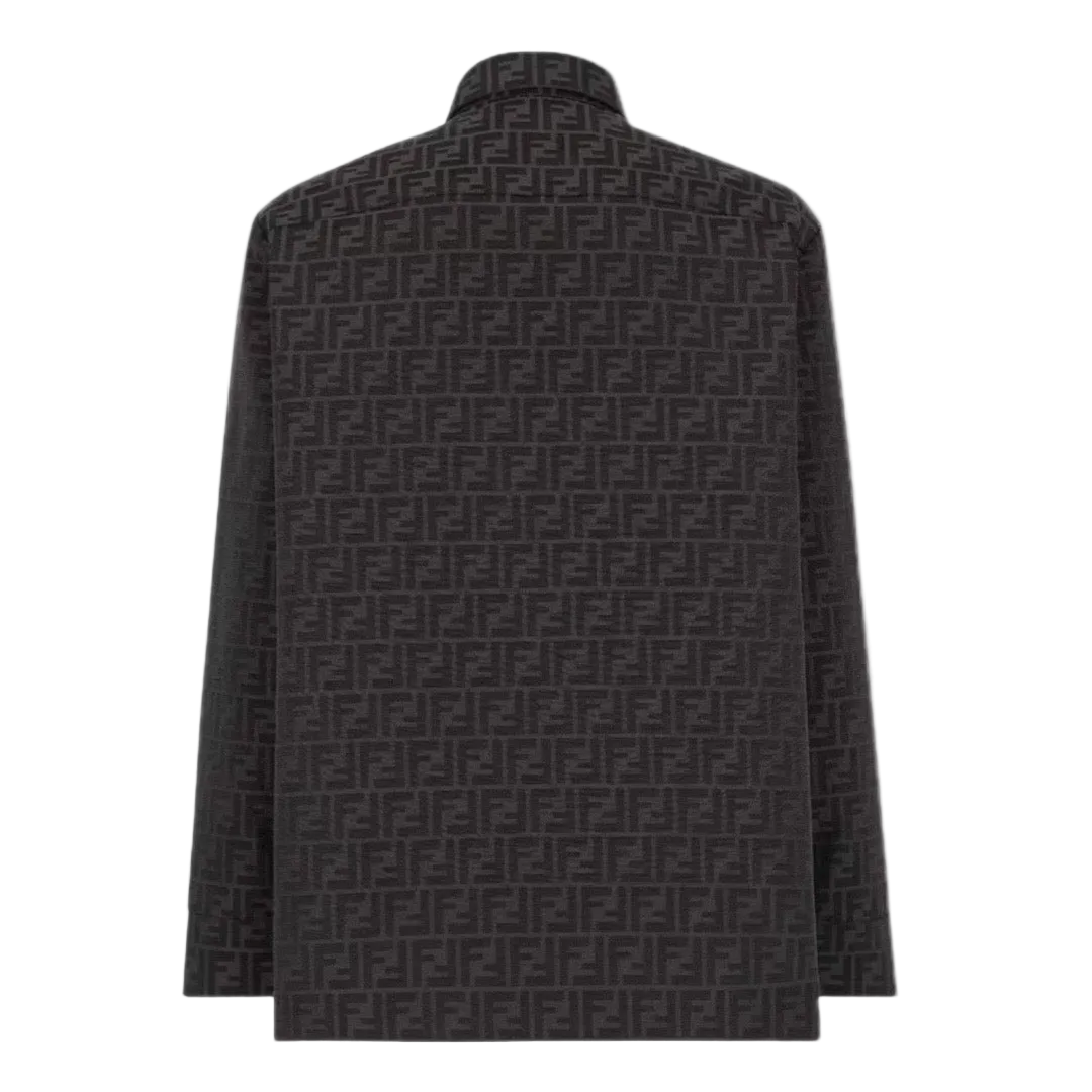 Veste Go-To Jacket en toile Fendi noire