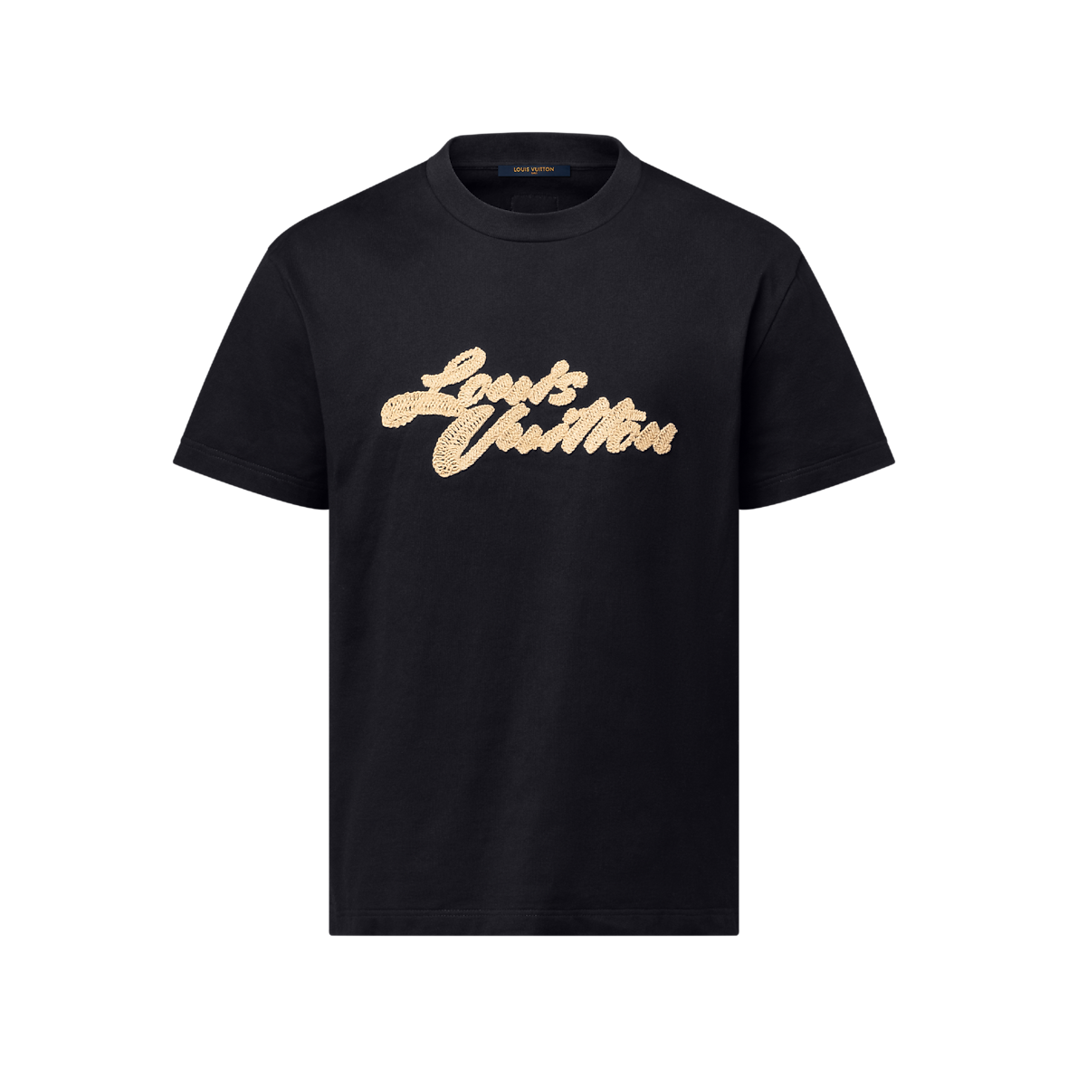 T-shirt à signatures brodées Louis Vuitton