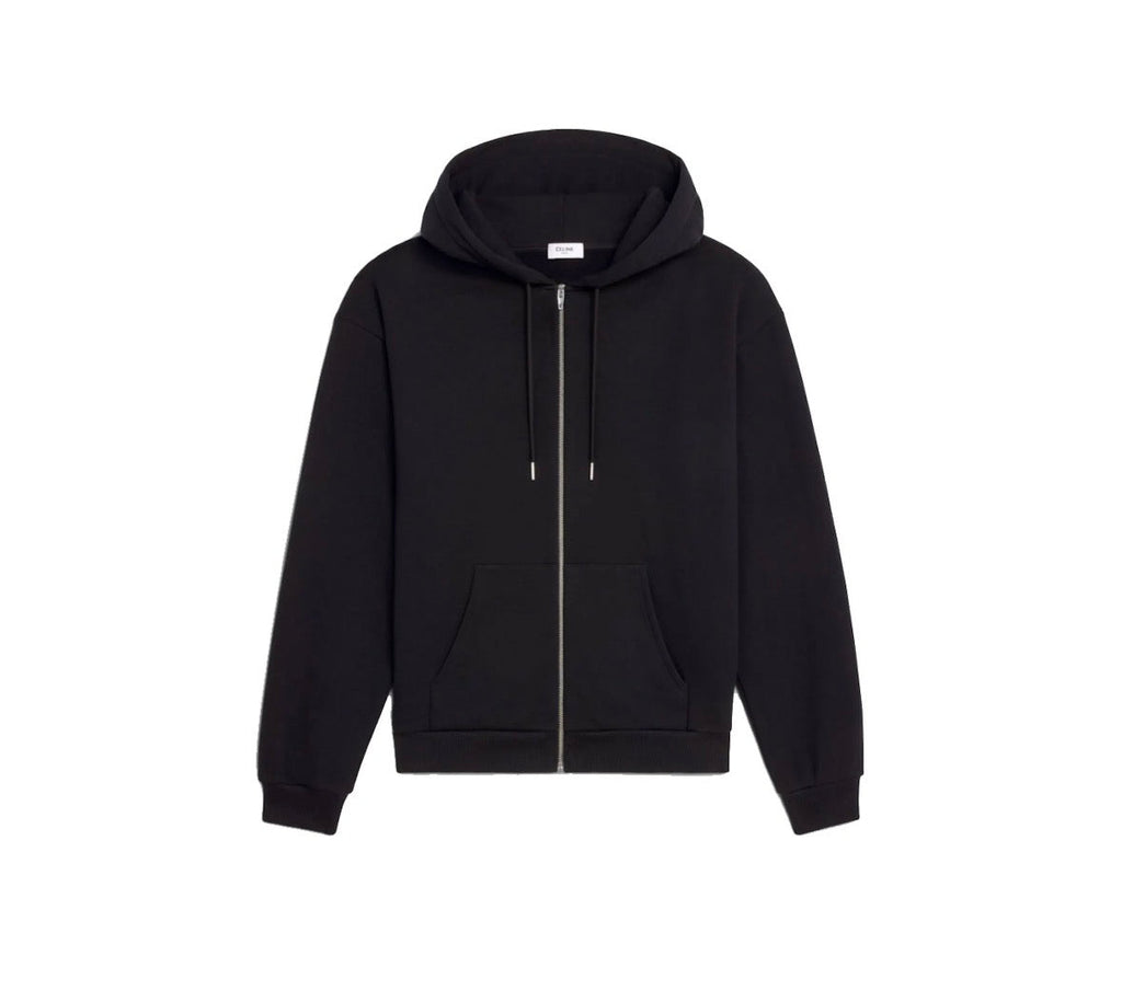 Sweat à capuche Céline noir