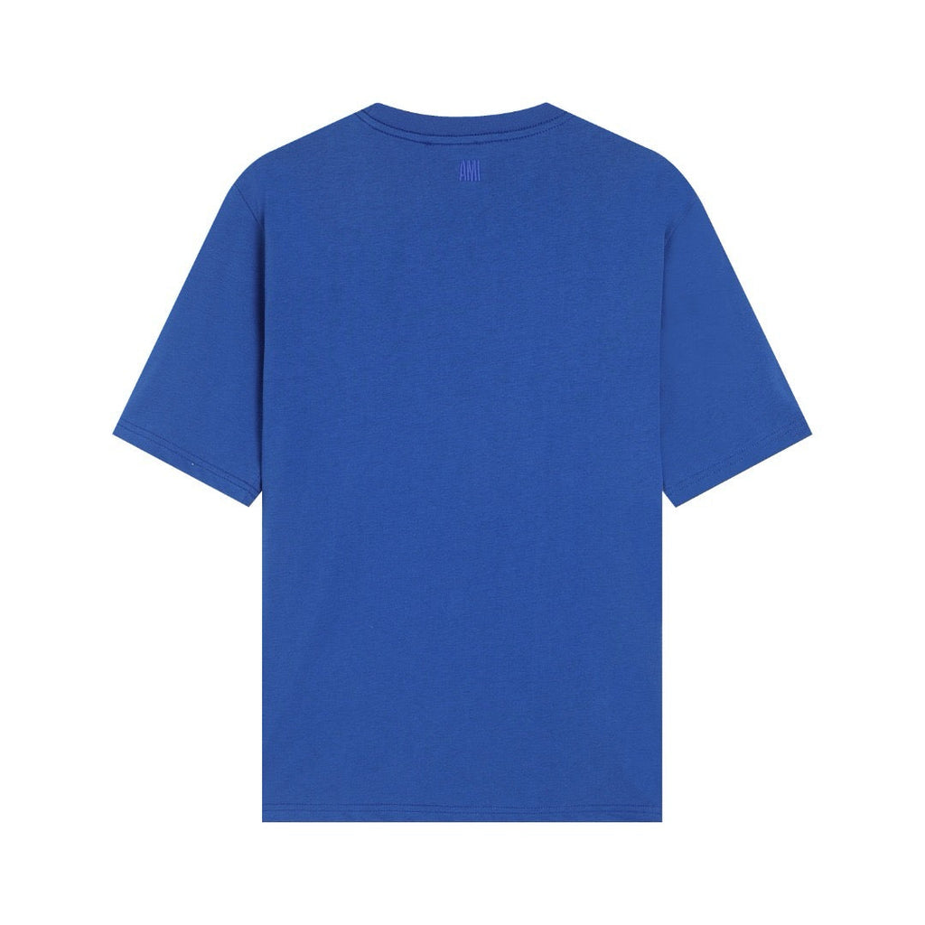 T-shirt bleu ami logo ami de cœur bleu