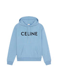 Sweat à capuche Céline bleu