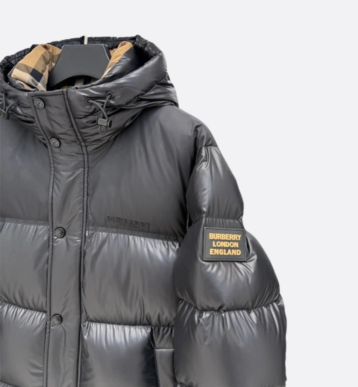 Doudoune matelassée à capuche burberry