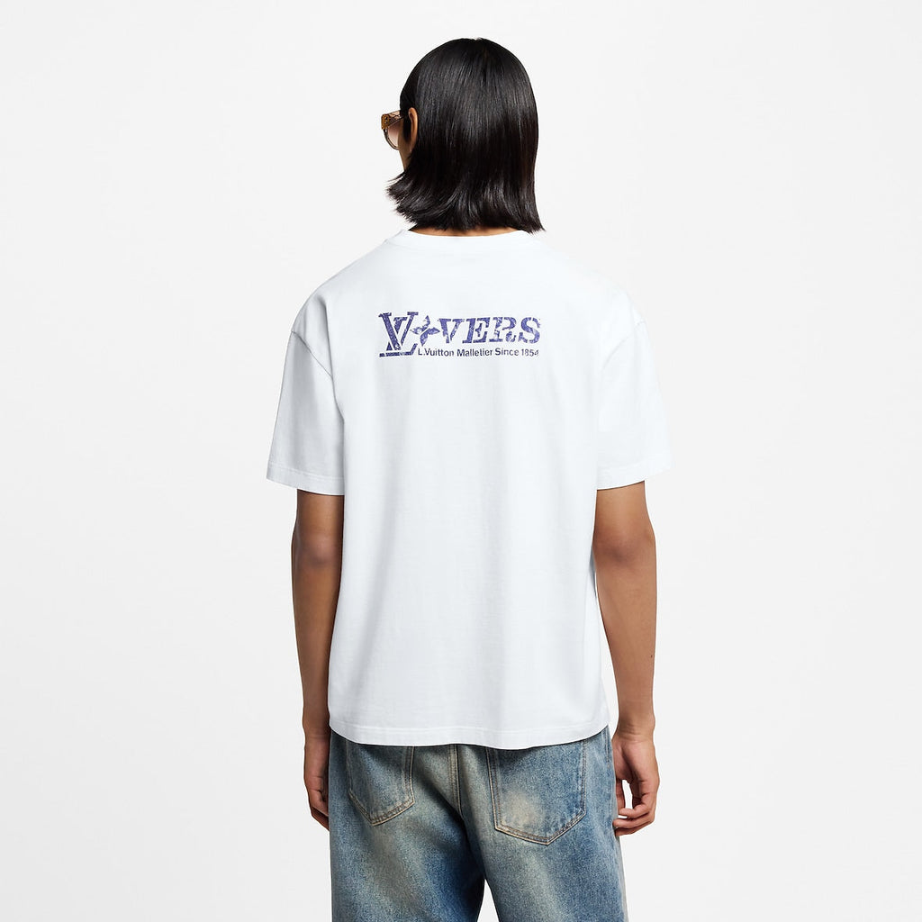 T-shirt graphique en coton Louis Vuitton