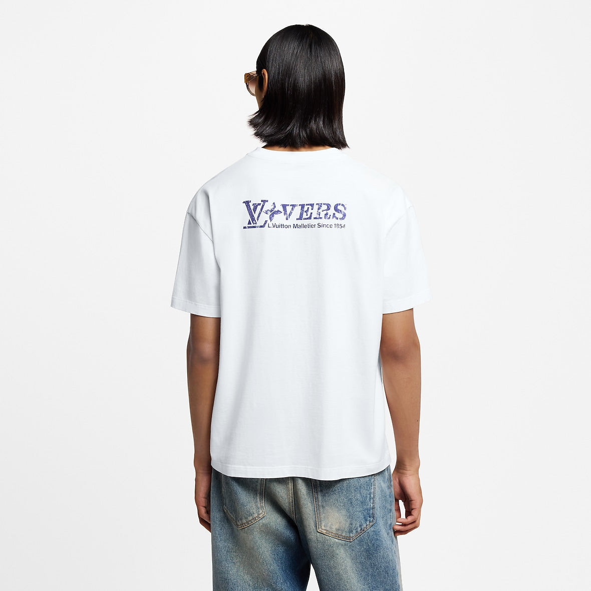 T-shirt graphique en coton Louis Vuitton