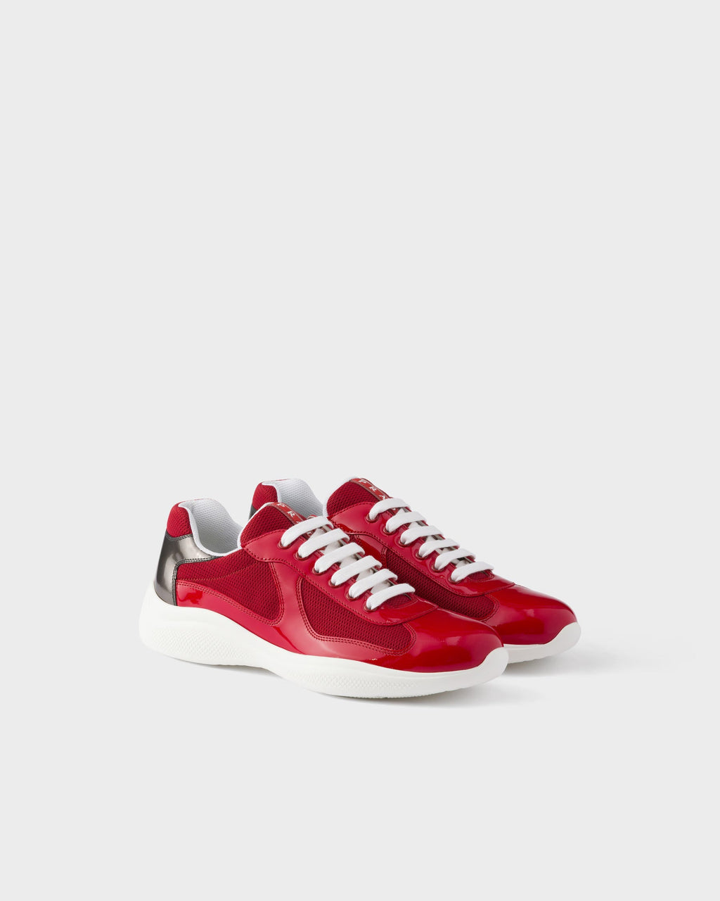 Prada America’s Cup en cuir verni et tissu