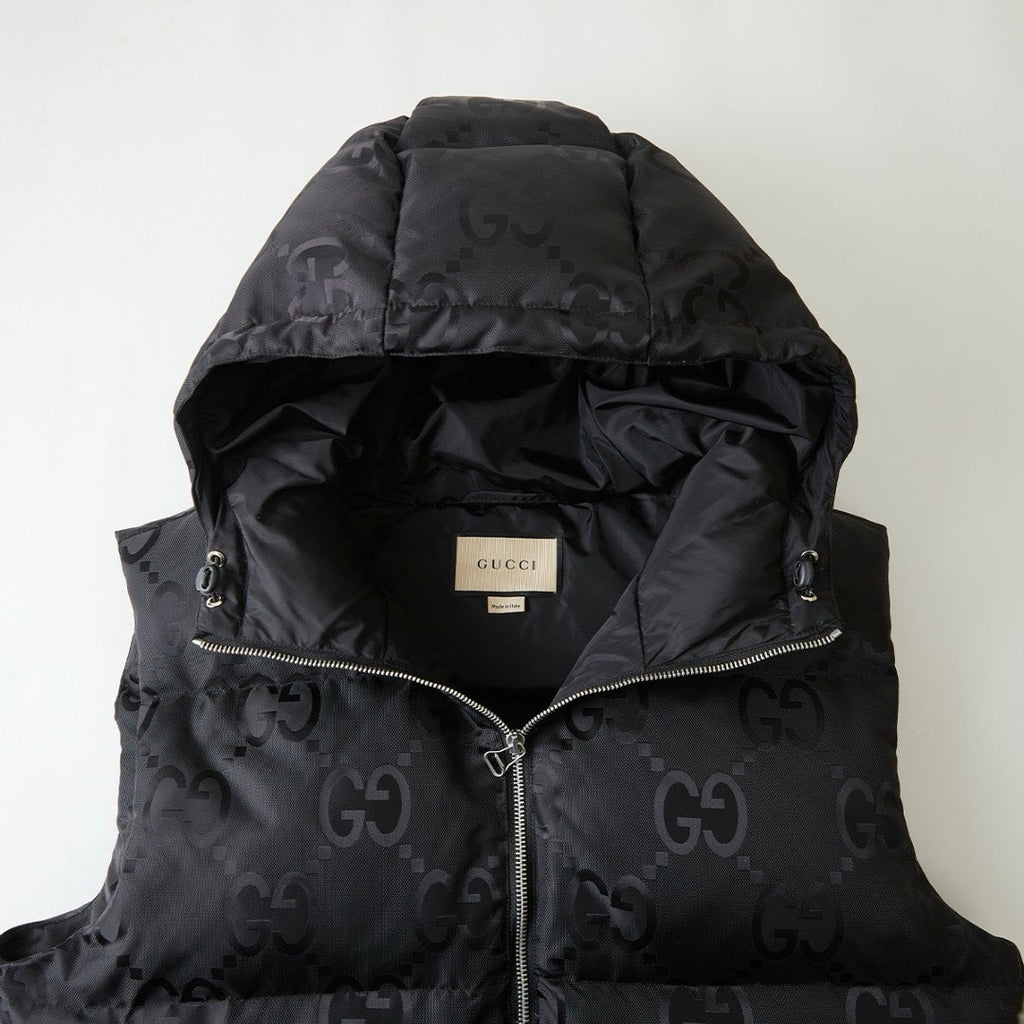 Veste Gucci jumbo sans manche  noir