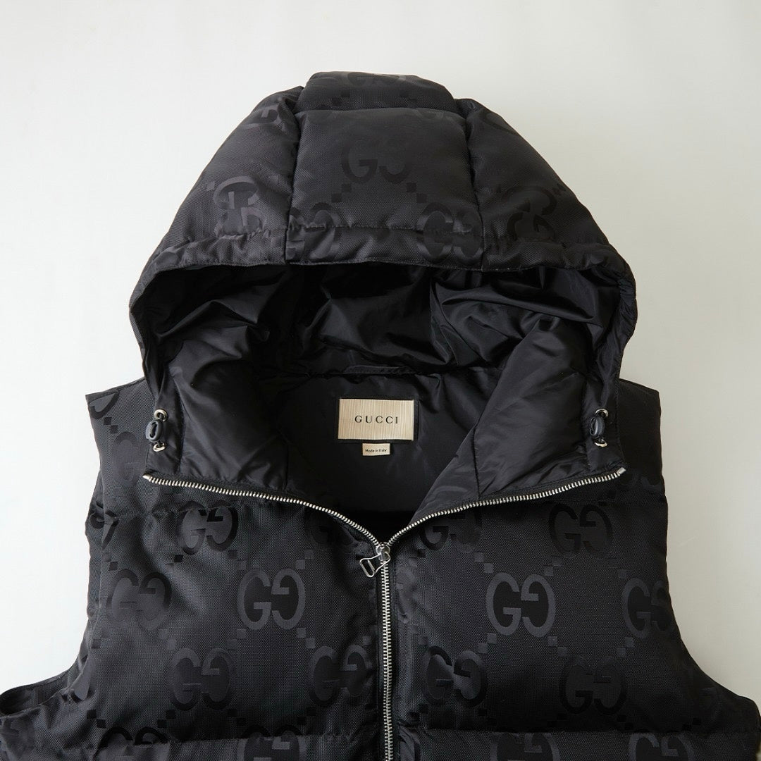 Veste Gucci jumbo sans manche  noir